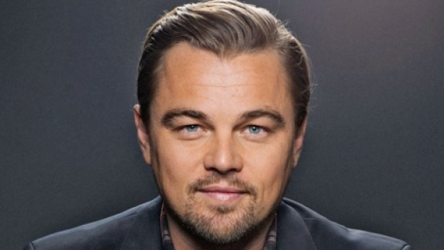 Un primo piano di Leonardo Di Caprio