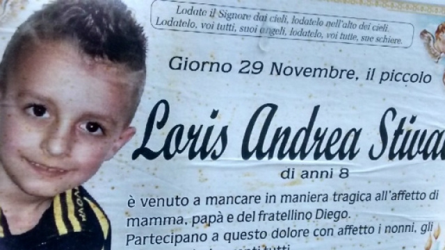 Manifesto funebre del piccolo Loris