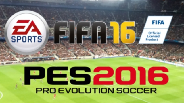 FIFA 16 e PES 2016 (immagine simbolo)
