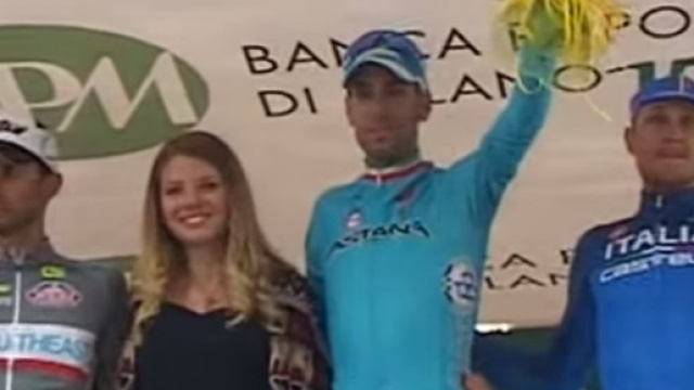 Mauro Finetto sul podio della Coppa Bernocchi