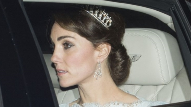 Kate Middleton con la Tiara di Lady Diana