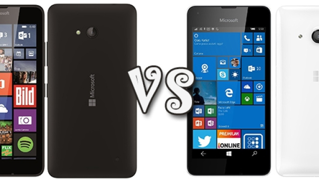 Microsoft: Lumia 640 vs Lumia 550