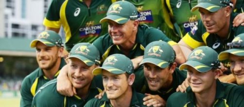 Australia win the tri-series trophy