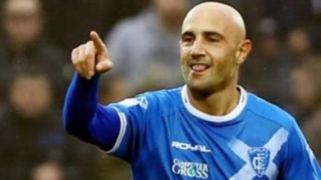 Maccarone autore del vantaggio dell'Empoli