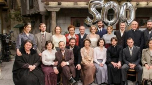 Il cast de Il Segreto al gran completo