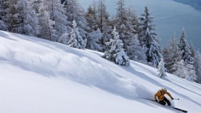scendere su questa neve &egrave; il sogno degli sciatori