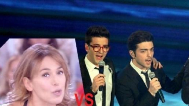 Barbara d'urso vota zero il Volo a Sanremo