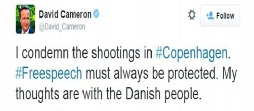 David Cameron's reaction to the shootings