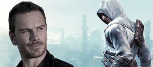 El actor Michael Fassbender y Desmond (Assassin&acute;s)