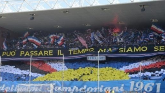 Curva Samp, derby della lanterna