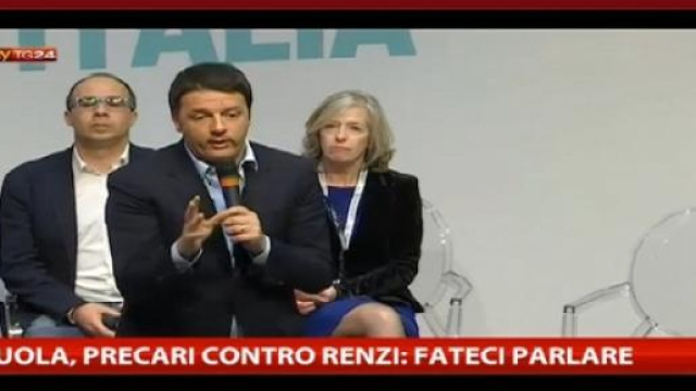 La conferenza stampa sulla riforma della scuola