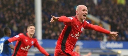 Esteban Cambiasso scored for Leicester City 