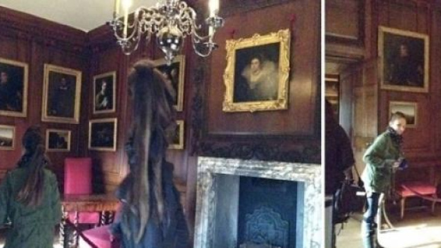 L'immagine spettrale catturata dalle due ragazze.