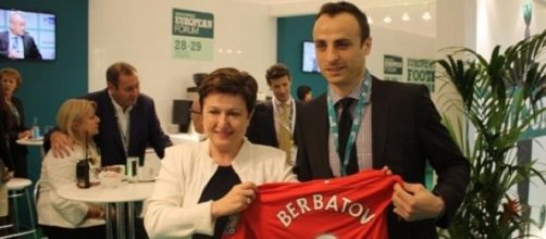 Berbatov was among the goalscorers for Monaco  