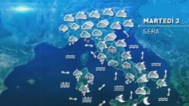 Previsioni Meteo 3, 4 e 5 febbraio in Italia.
