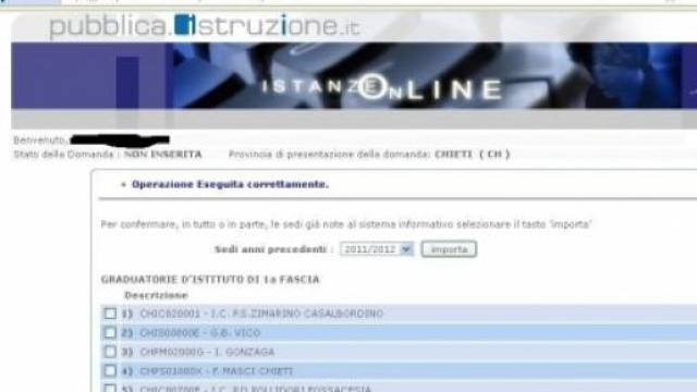 Graduatorie Ata e visualizzazione posizione 