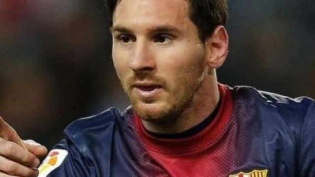 Un primo piano di Leo Messi