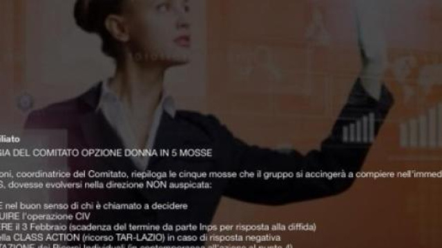 Class Action Opzione Donna