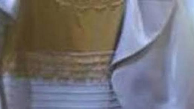 Una parte della foto del vestito misterioso