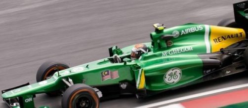 Giedo Van de Garde driving for Catherham