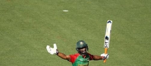 Mahmudullah celebrates his century 
