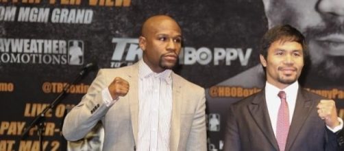 Floyd Mayweather and Manny Pacquiao 