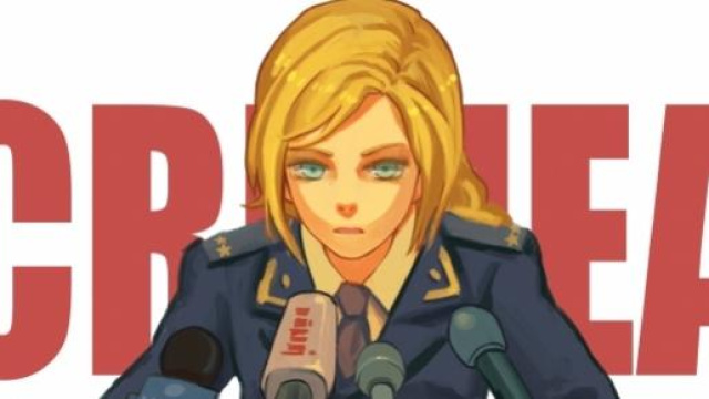 Una fan art raffigurante Natal'ja Poklonskaja