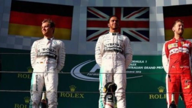 Podio del Gp Australia 2015