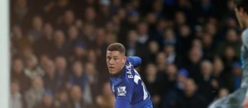 Ross Barkley scored Everton's third goal 