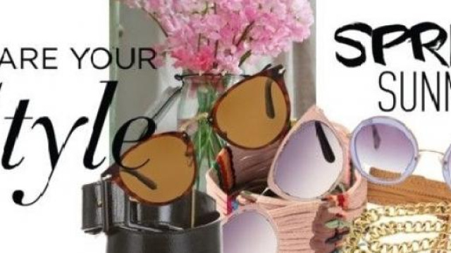 Occhiali e cinture di moda - ss2015