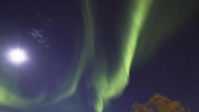 Aurora boreale sul Nord America