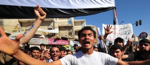 Scene from the 2011-2012 Yemeni Revolution