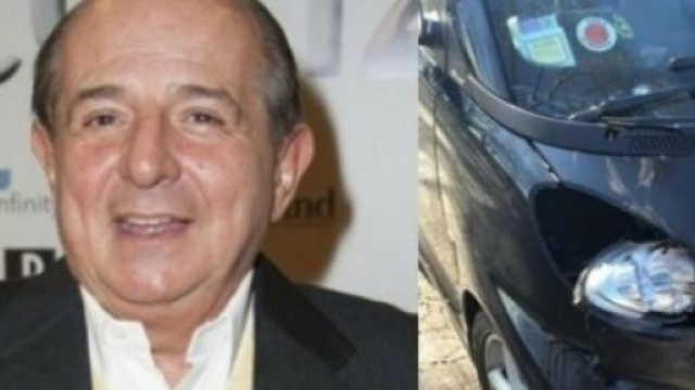Giancarlo Magalli incidente Smart (foto Facebook)