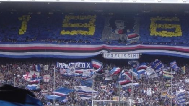 La gradinata sud sampdoriana