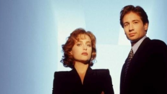 Gillian Anderson e David Duchovny in "X-Files"