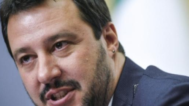 Il Segretario federale della Lega Nord Salvini