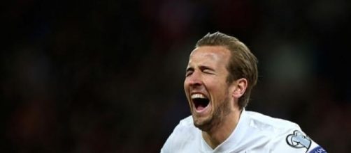 Harry Kane scored his first international goal 