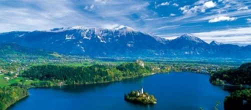 A beleza do Lago Bled, na Eslov&ecirc;nia