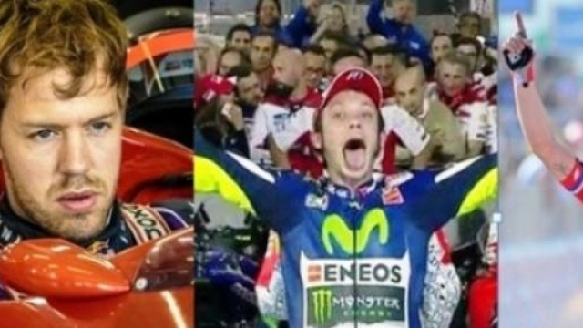 Sport: Ferrari, Valentino e Paolini