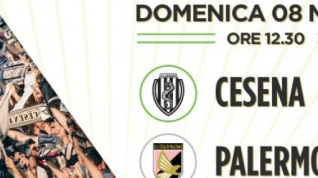 Cesena-Palermo, lunch-match del 8 marzo ore 12:30