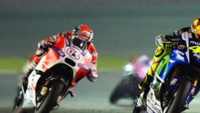 Valentino Rossi e Andrea Dovizioso a Losail