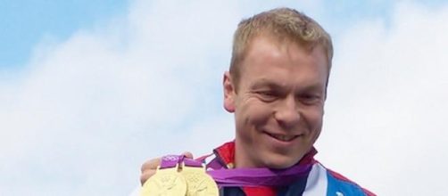 Sir Chris Hoy during his glorious Olympic career