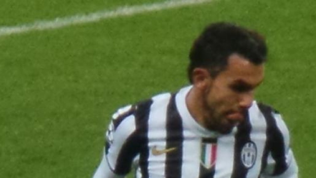 Carlos Tevez, attaccante argentino della Juve.