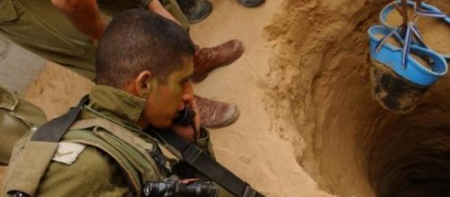 An eight meter tunnel found by army