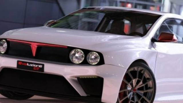 Un rendering del prototipo della GT Evoluzione