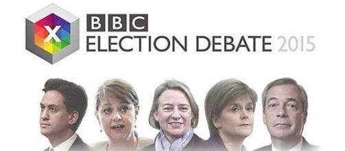 Five leaders taking part in BBC debate