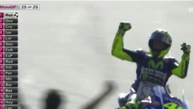 Rossi ottiene la vittoria 110 in carriera