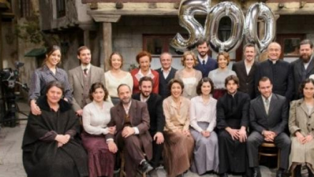 Una bella foto del gruppo de Il Segreto