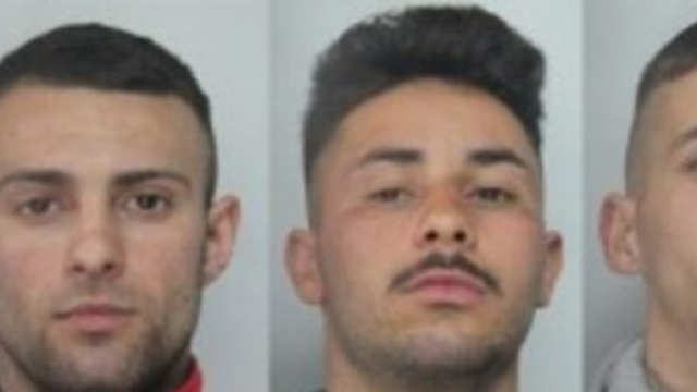 I tre giovani arrestati dalla Polizia