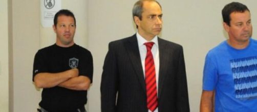 Bongiovanni (derecha) y su abogado, Felipe Trucco 